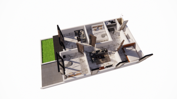 Rumah 7x13m - Gambar 2