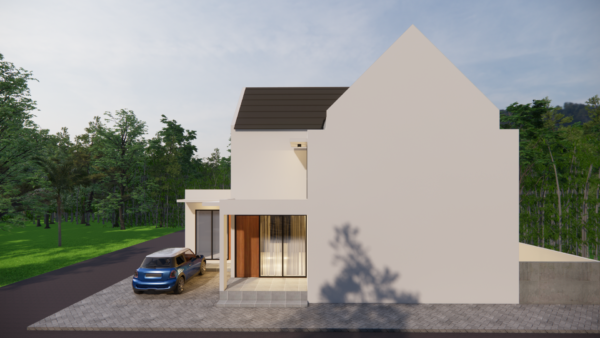 Rumah 6,6x16,5m