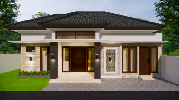Rumah 12x17,5m